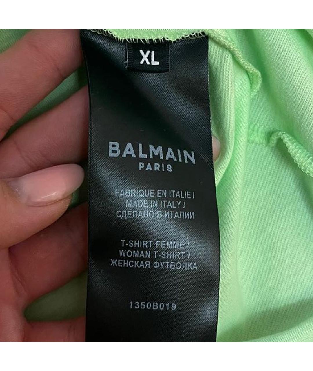 BALMAIN Хлопковая футболка, фото 5