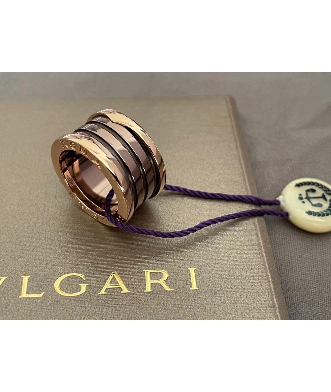 BVLGARI Золотое кольцо из розового золота, фото 6