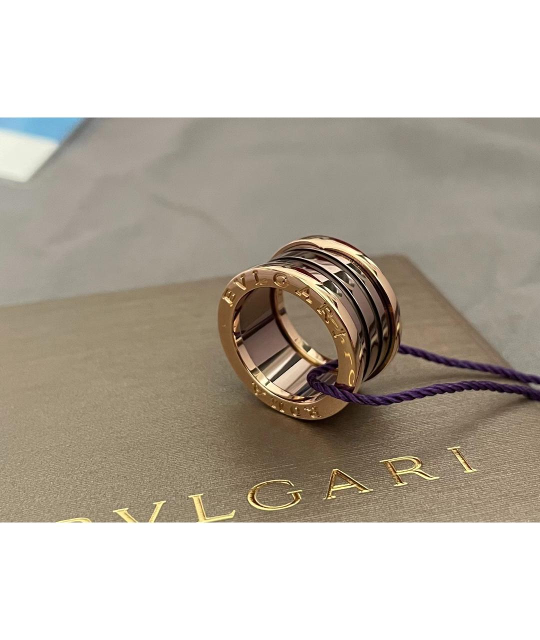 BVLGARI Золотое кольцо из розового золота, фото 8