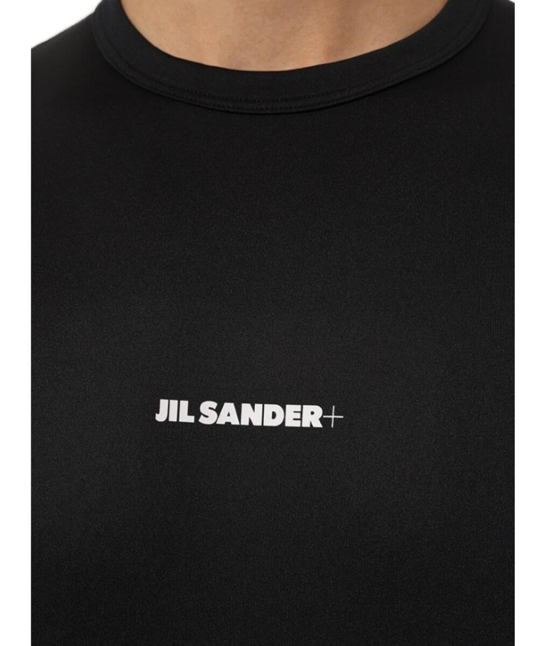 JIL SANDER Черная футболка, фото 4