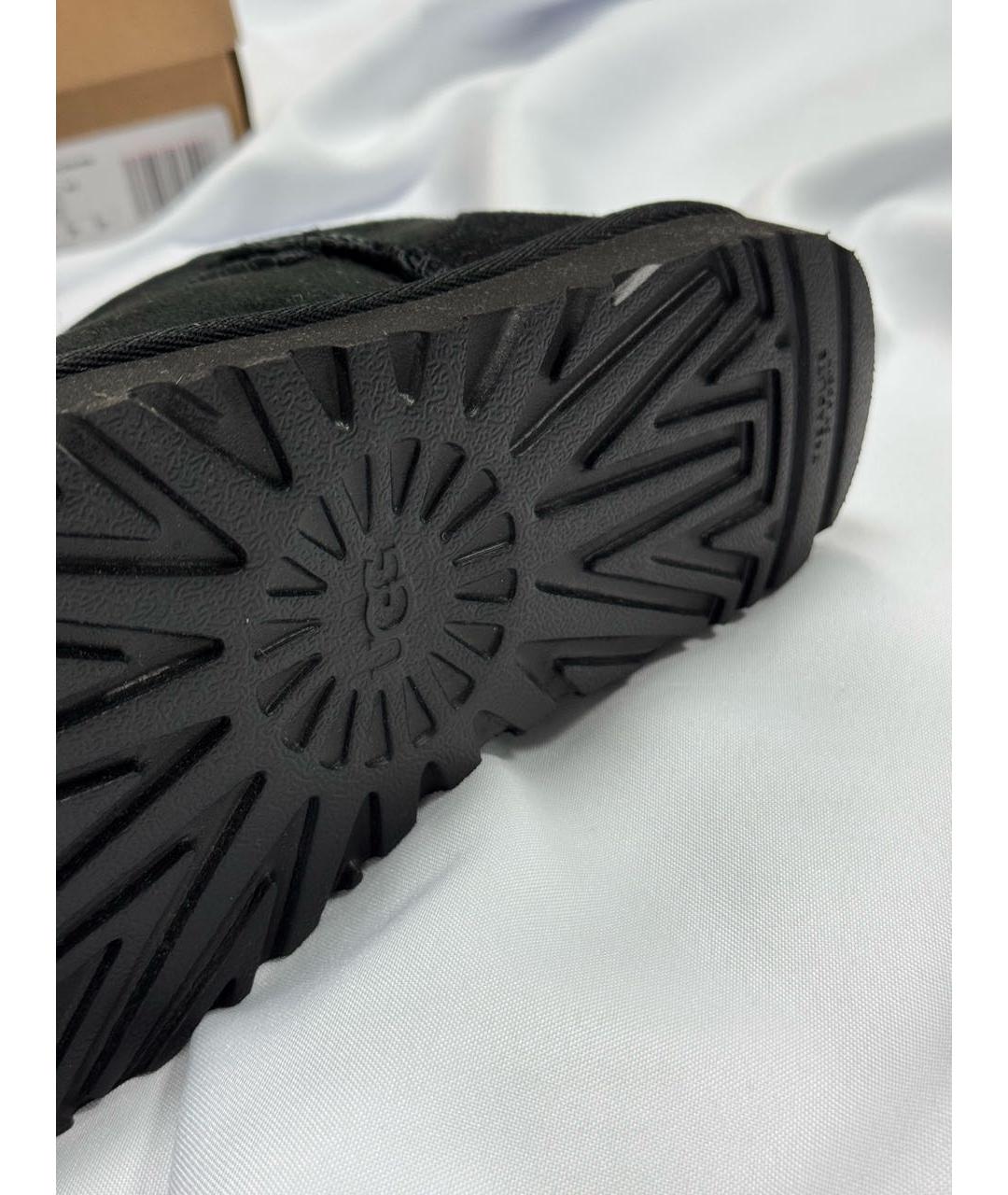 UGG AUSTRALIA Черные замшевые ботинки, фото 8