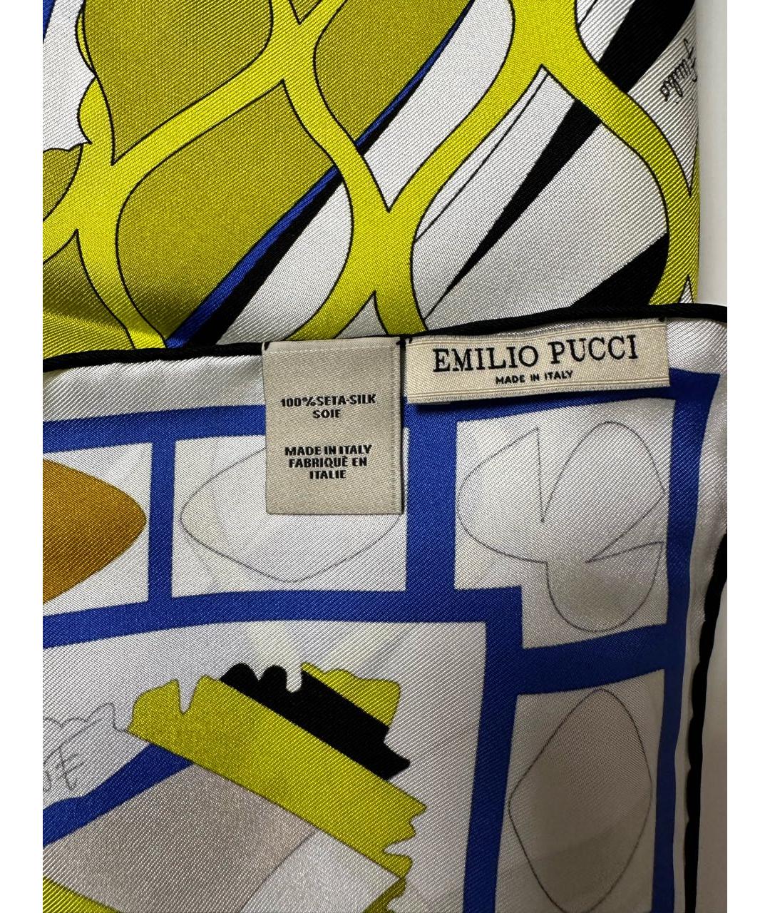 EMILIO PUCCI Мульти шелковый платок, фото 3