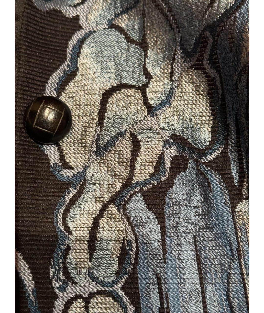 SAINT LAURENT Темно-синее пальто, фото 6