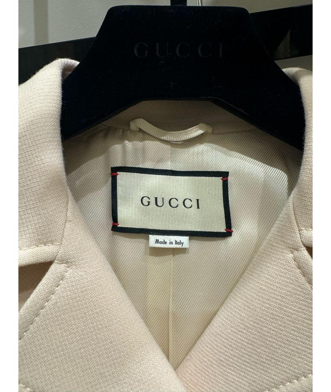 GUCCI Шерстяное пальто, фото 3