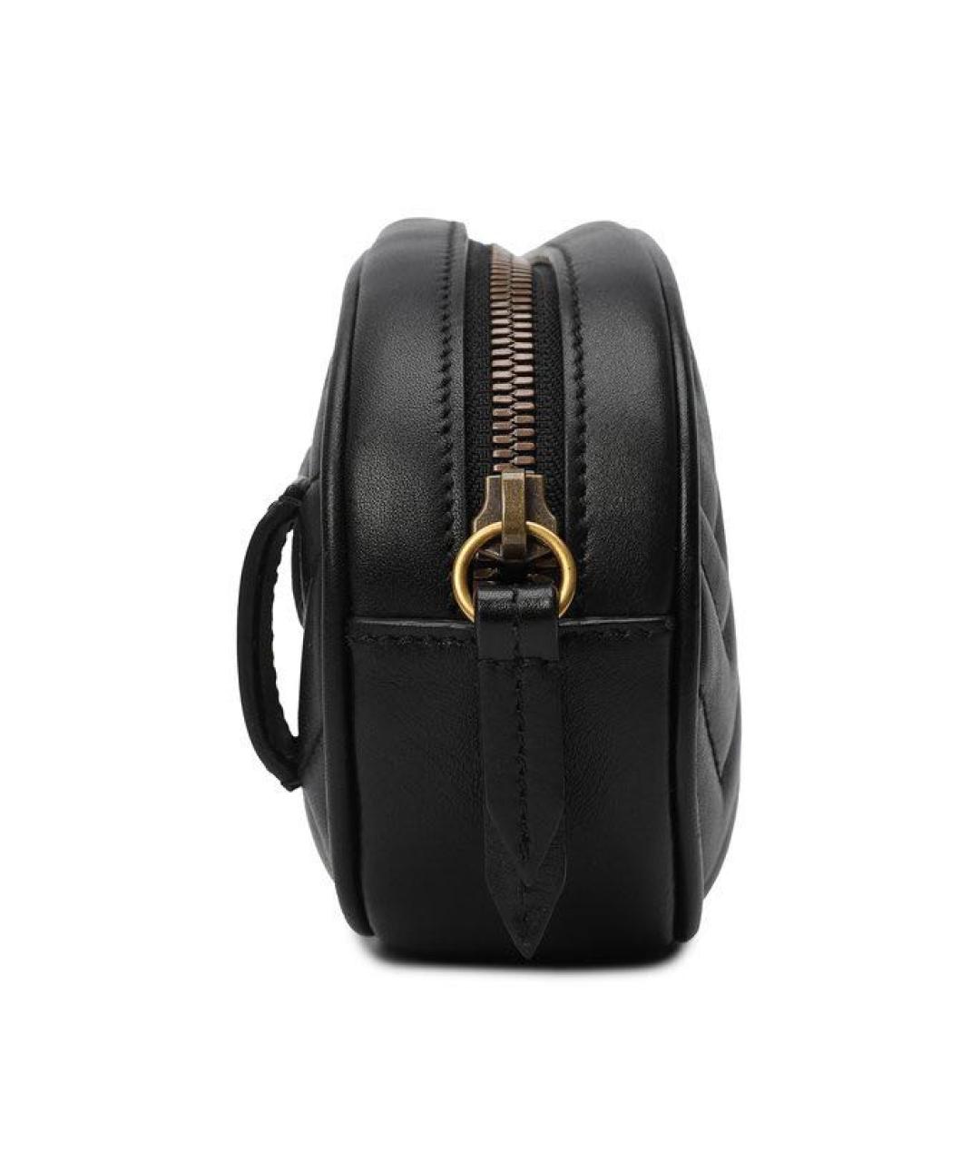 GUCCI Черная кожаная поясная сумка, фото 3