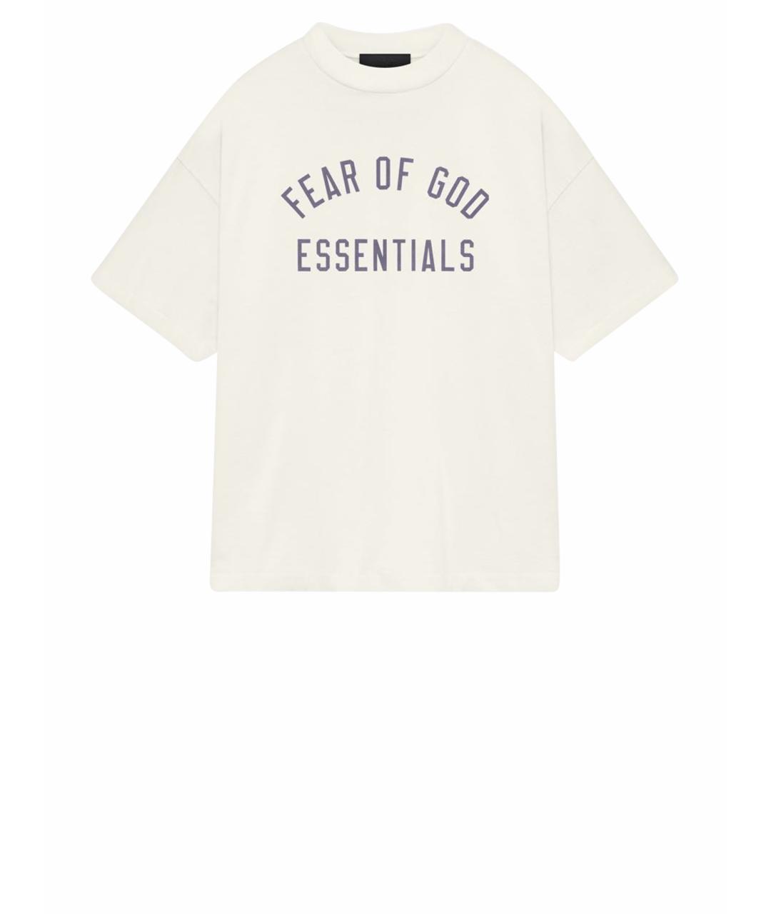 FEAR OF GOD ESSENTIALS Белая хлопковая футболка, фото 1