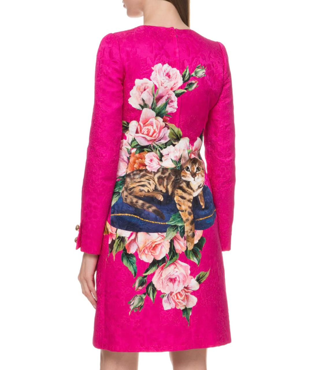 DOLCE&GABBANA Мульти коктейльное платье, фото 3