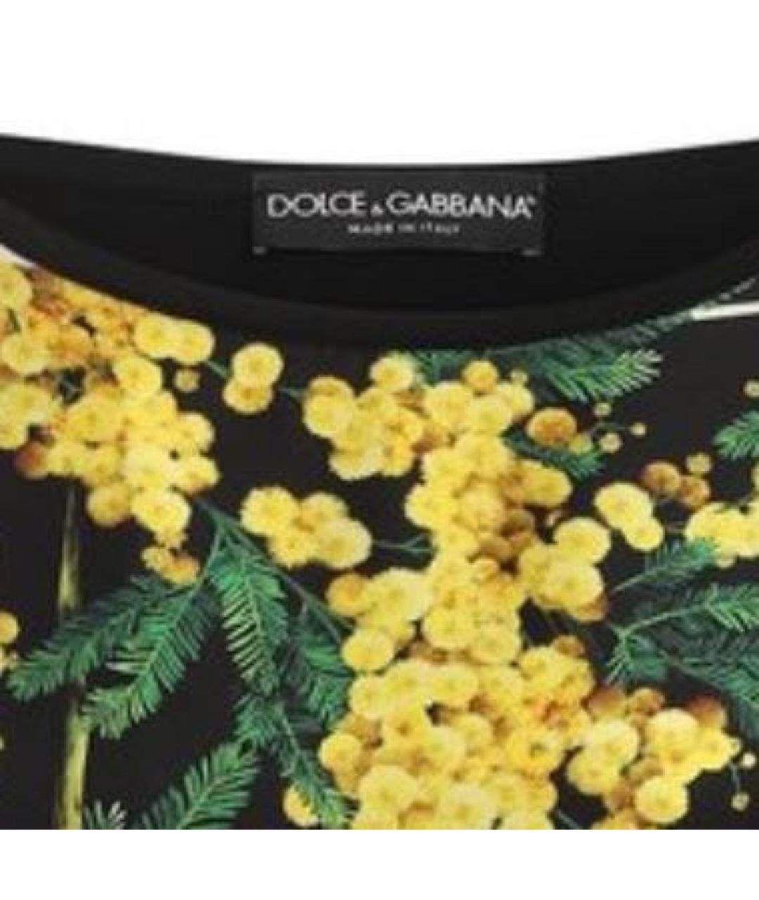 DOLCE&GABBANA Черный джемпер / свитер, фото 5