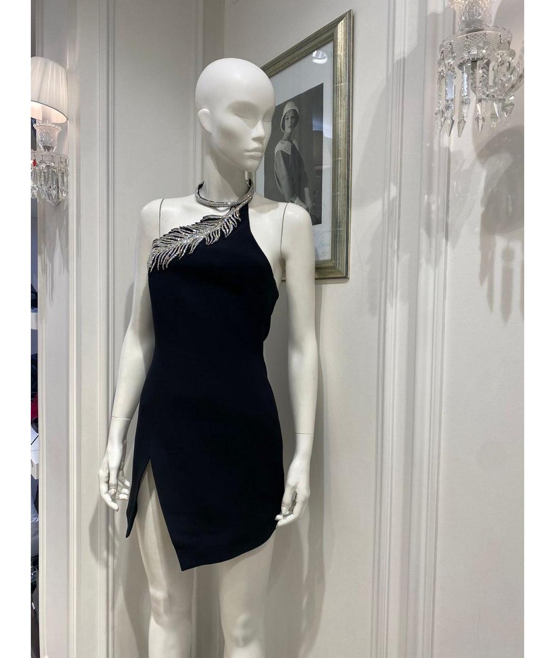 DAVID KOMA Черное коктейльное платье, фото 3