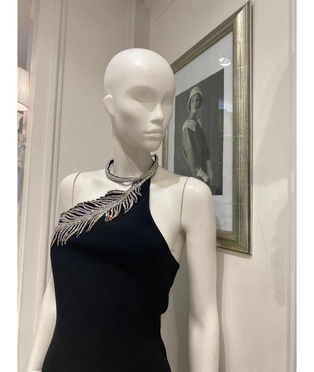 DAVID KOMA Черное коктейльное платье, фото 2