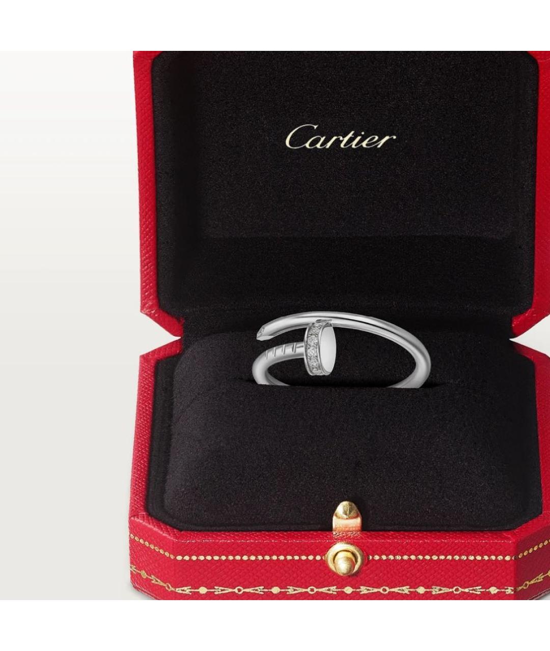 CARTIER Серебряное кольцо из белого золота, фото 3