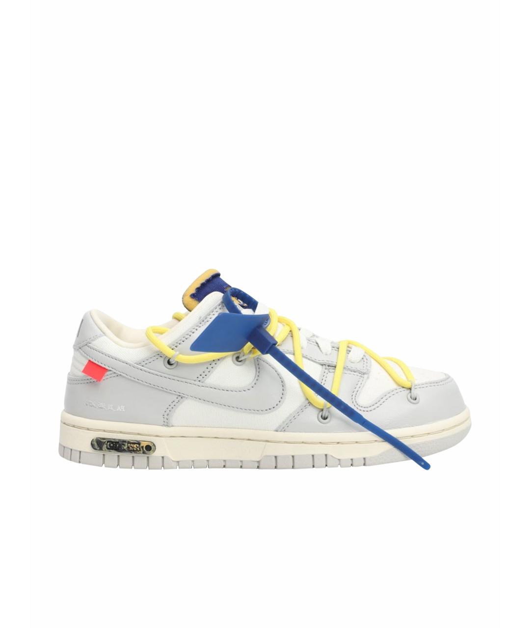 NIKE X OFF-WHITE Серые кеды, фото 1