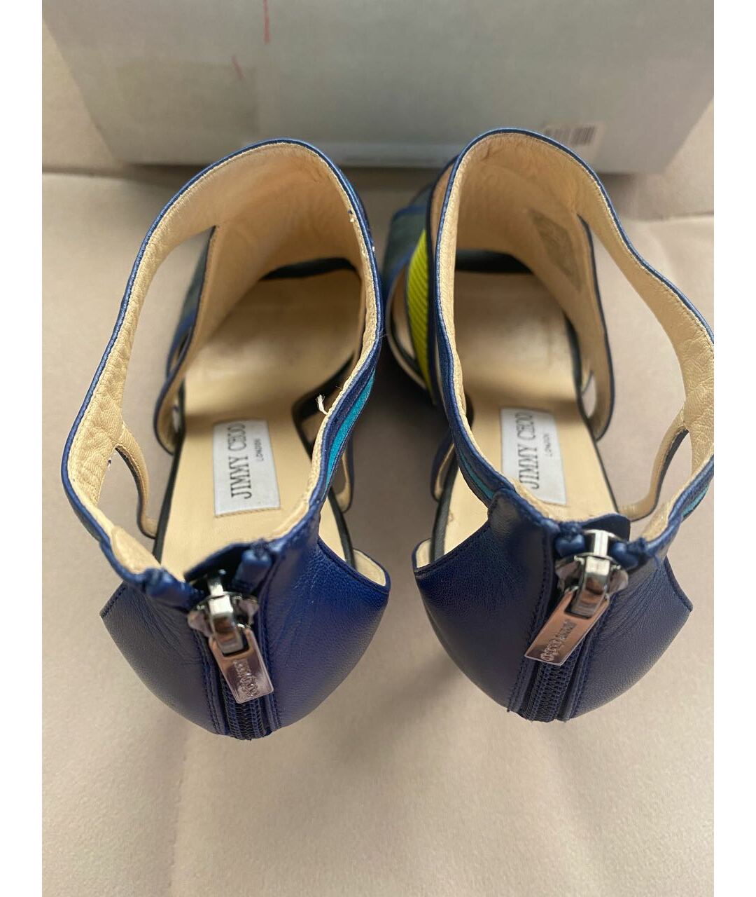 JIMMY CHOO Мульти кожаные босоножки, фото 3