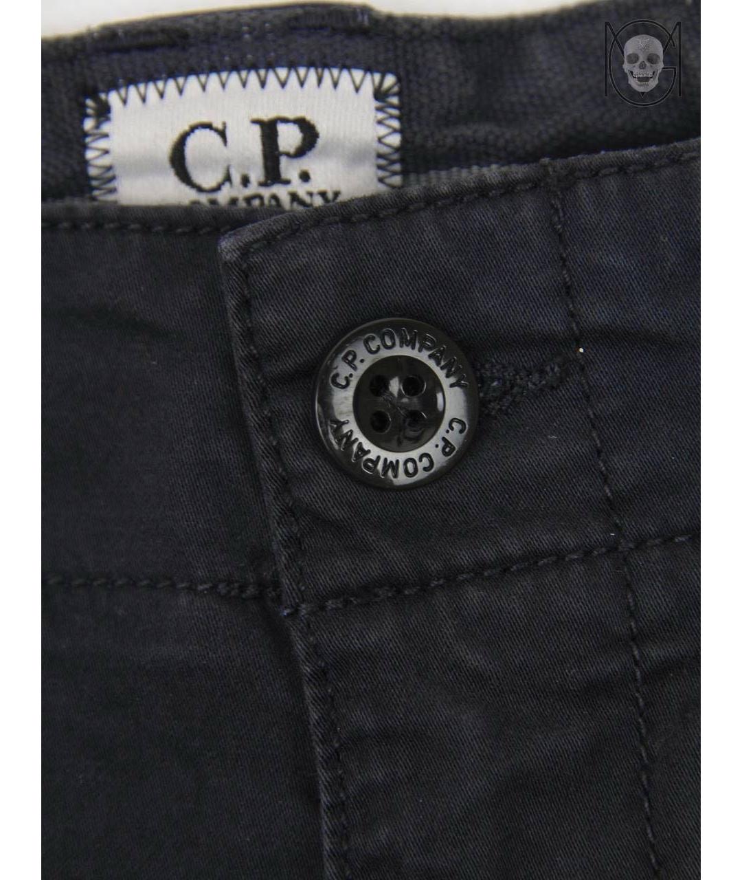 CP COMPANY Темно-синие хлопковые повседневные брюки, фото 4