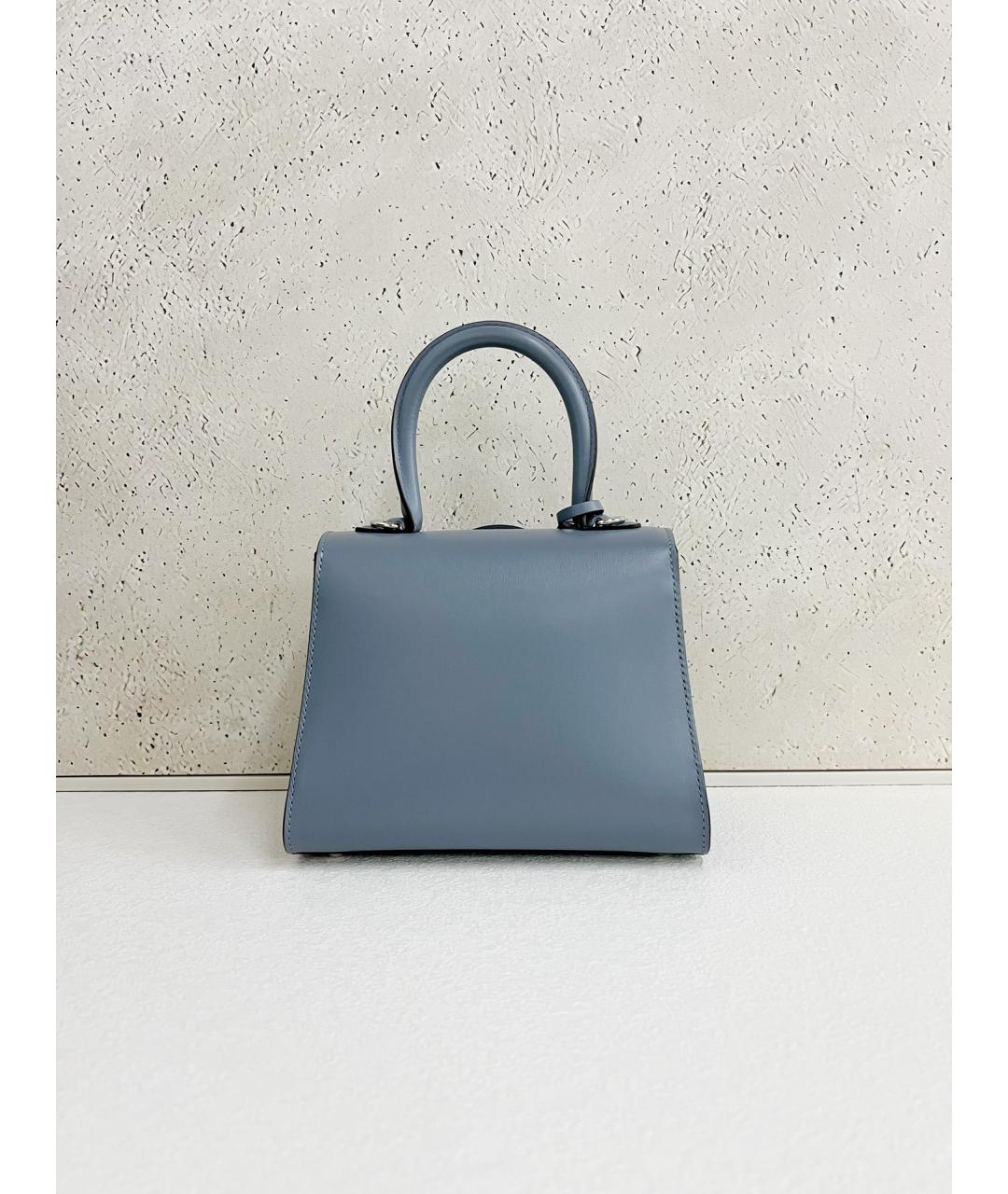 DELVAUX Голубая кожаная сумка через плечо, фото 4