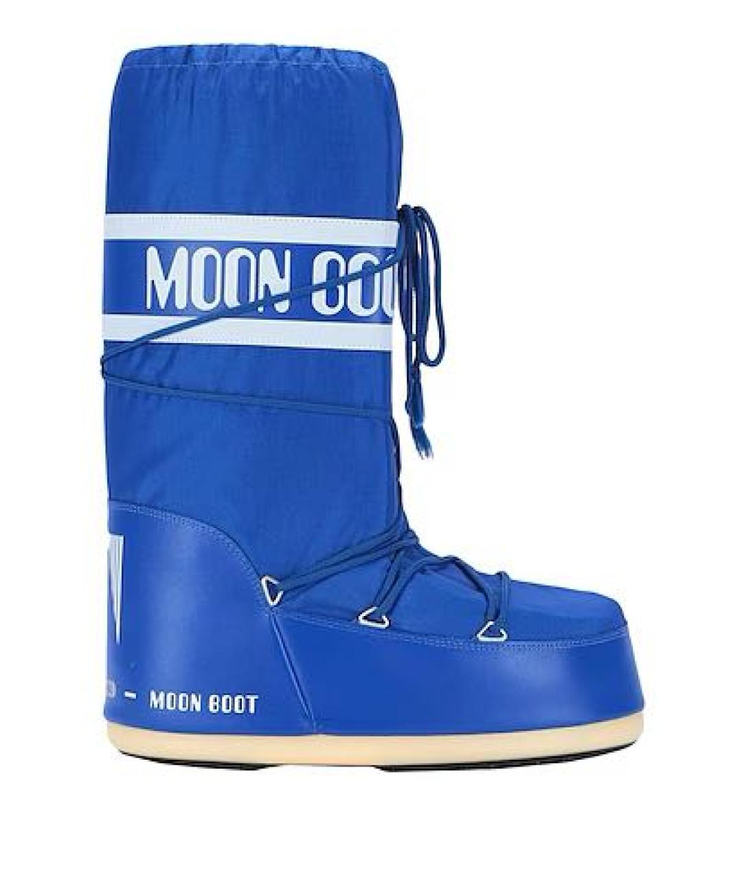 MOON BOOT Синие ботинки, фото 1