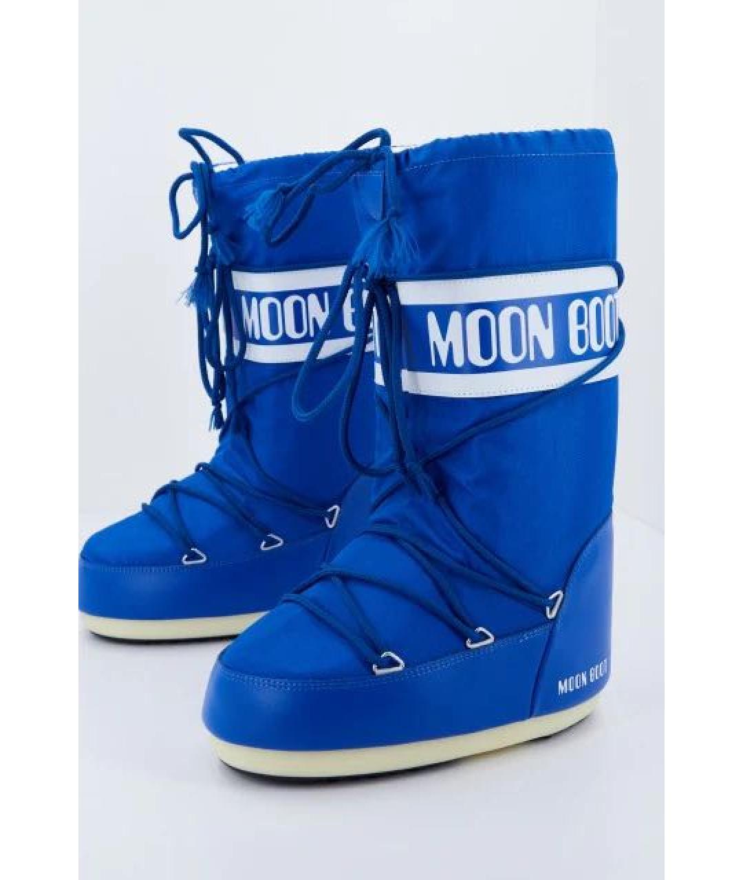 MOON BOOT Синие ботинки, фото 3