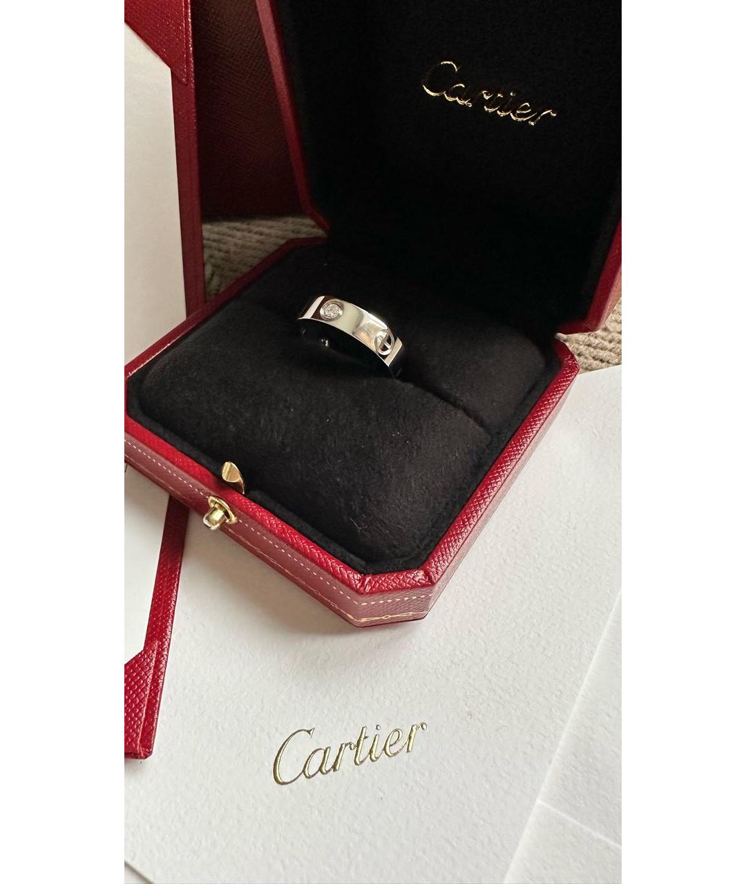 CARTIER Серебряное кольцо из белого золота, фото 5