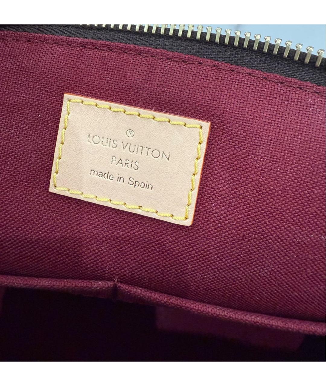 LOUIS VUITTON Коричневая сумка с короткими ручками, фото 3