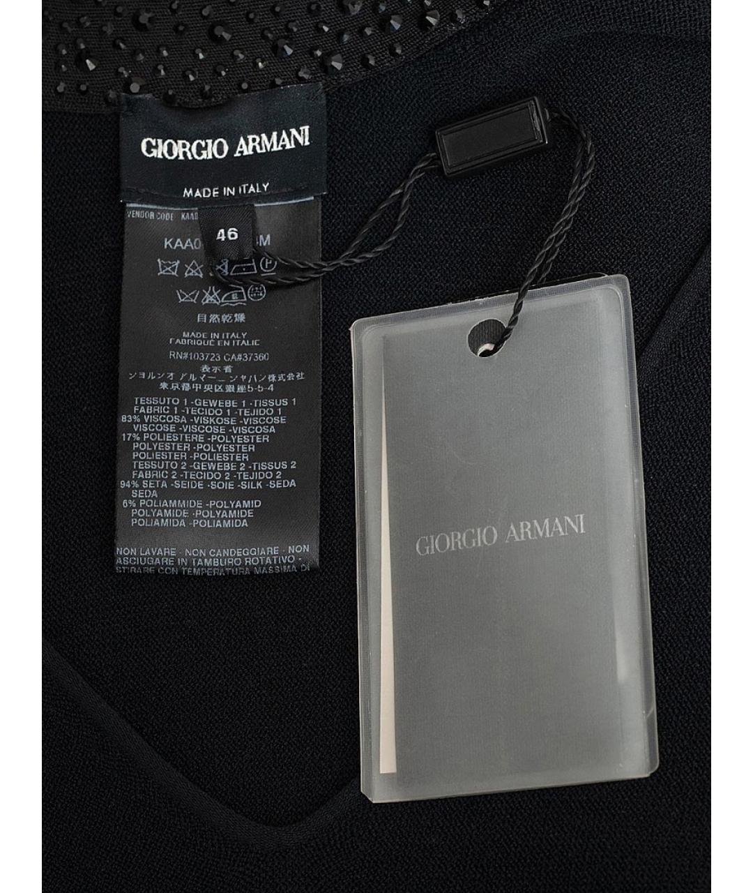 GIORGIO ARMANI Черное платье, фото 3