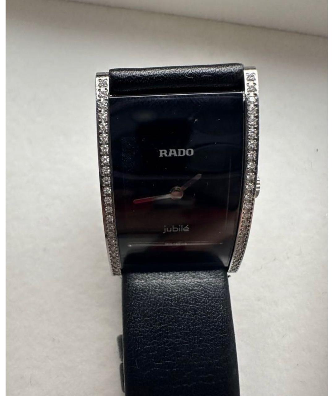 RADO Черные часы из белого золота, фото 2