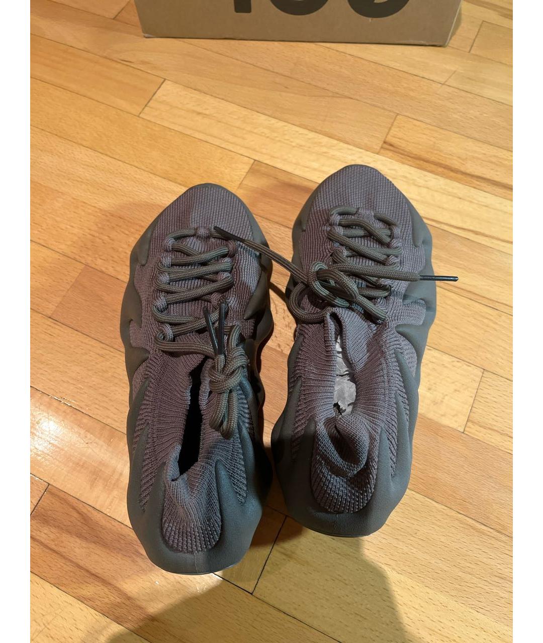 ADIDAS YEEZY Серые текстильные кроссовки, фото 3