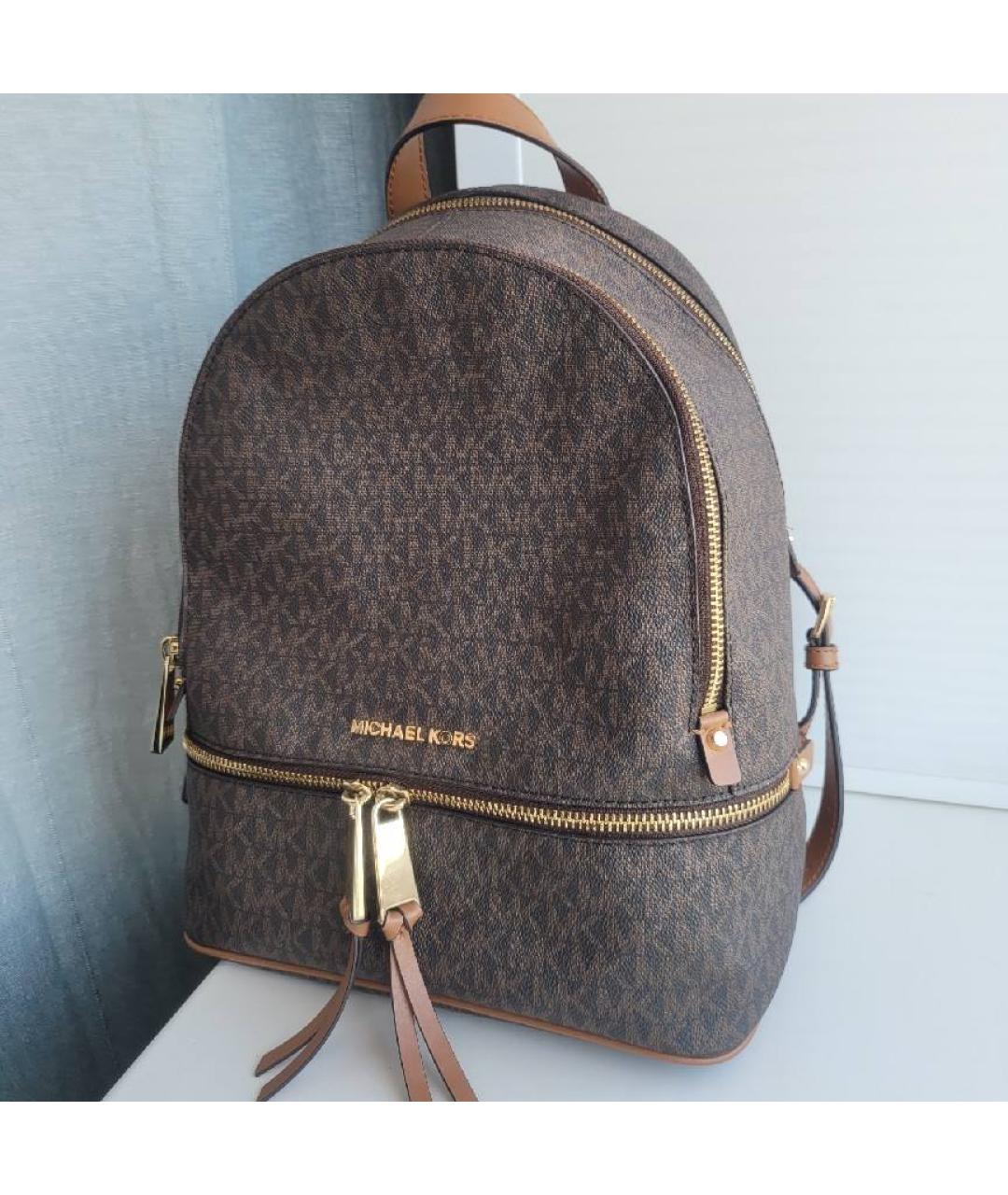 MICHAEL KORS Коричневая сумка тоут, фото 5