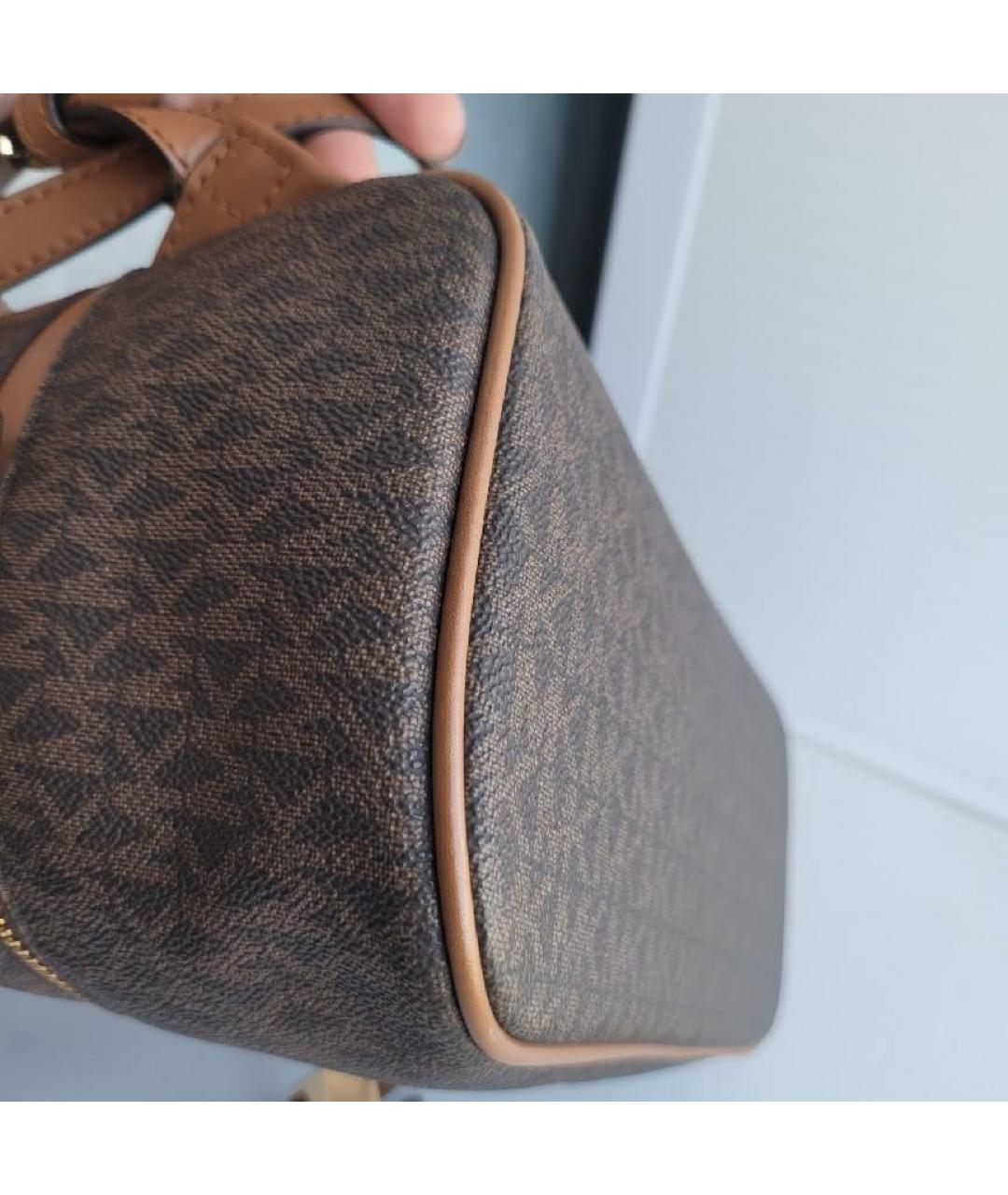MICHAEL KORS Коричневая сумка тоут, фото 9