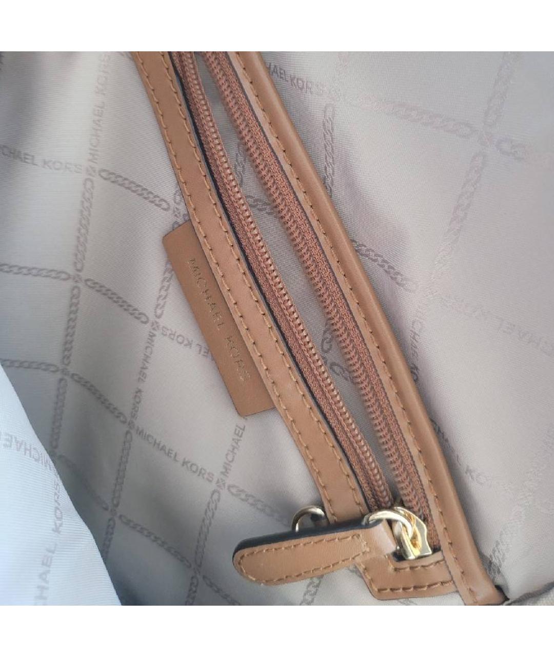 MICHAEL KORS Коричневая сумка тоут, фото 7