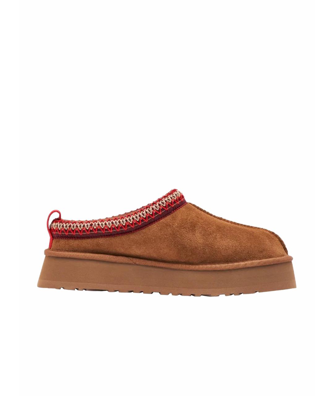 UGG AUSTRALIA Коричневые замшевые мюли, фото 1