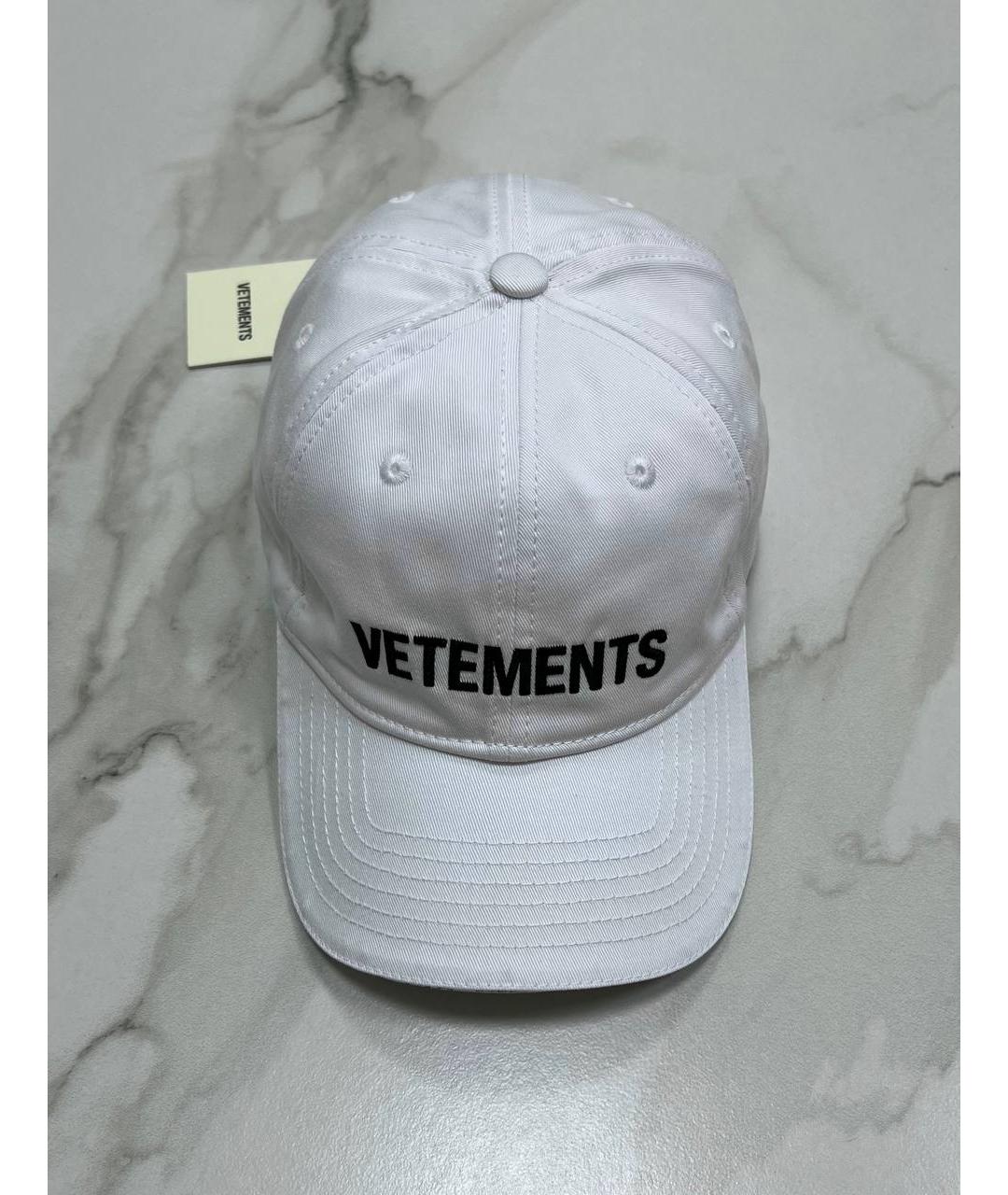 VETEMENTS Белая кепка/бейсболка, фото 2