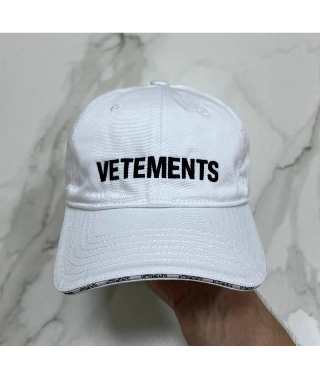 VETEMENTS Белая кепка/бейсболка, фото 8