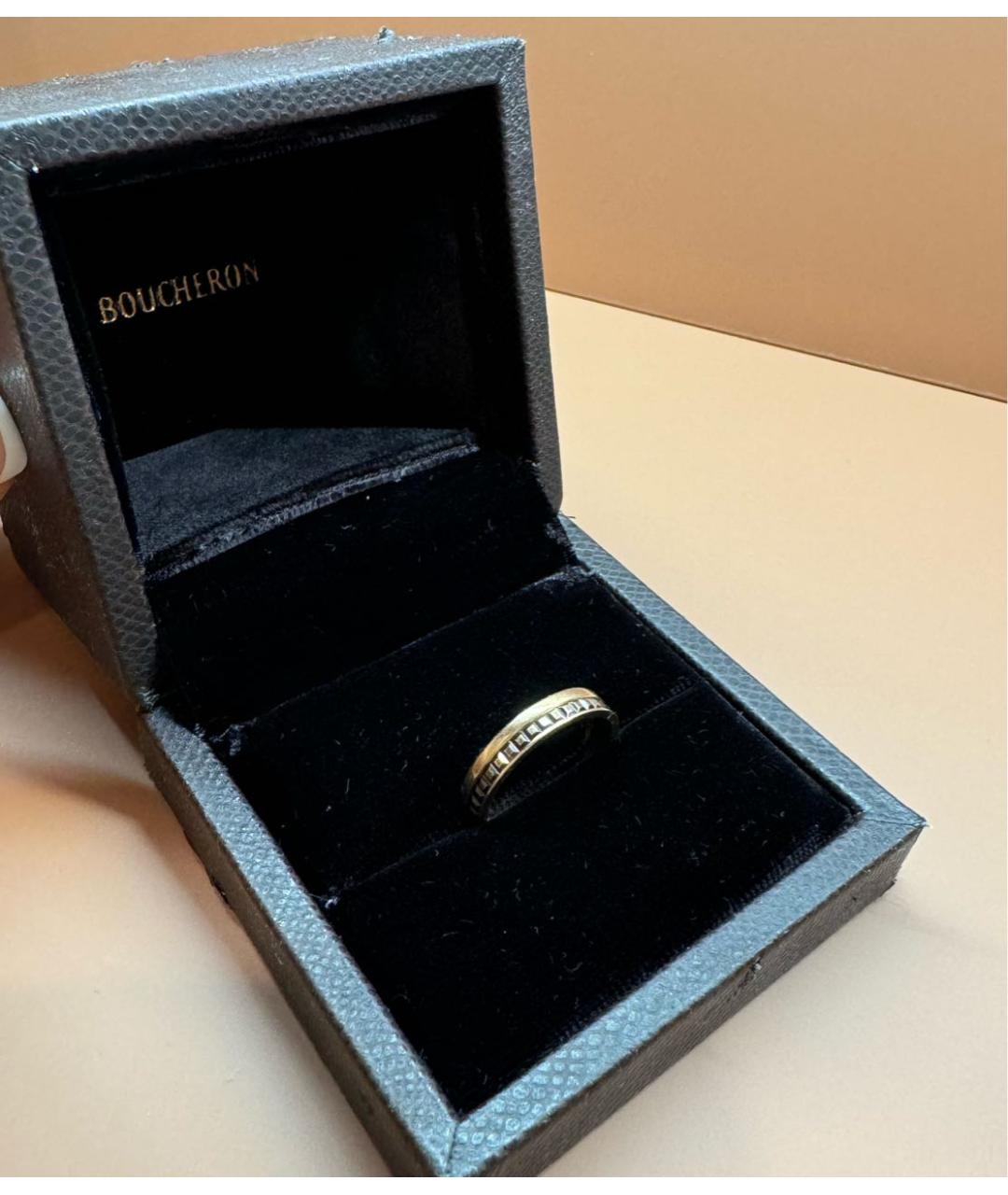 BOUCHERON Черное кольцо из розового золота, фото 5