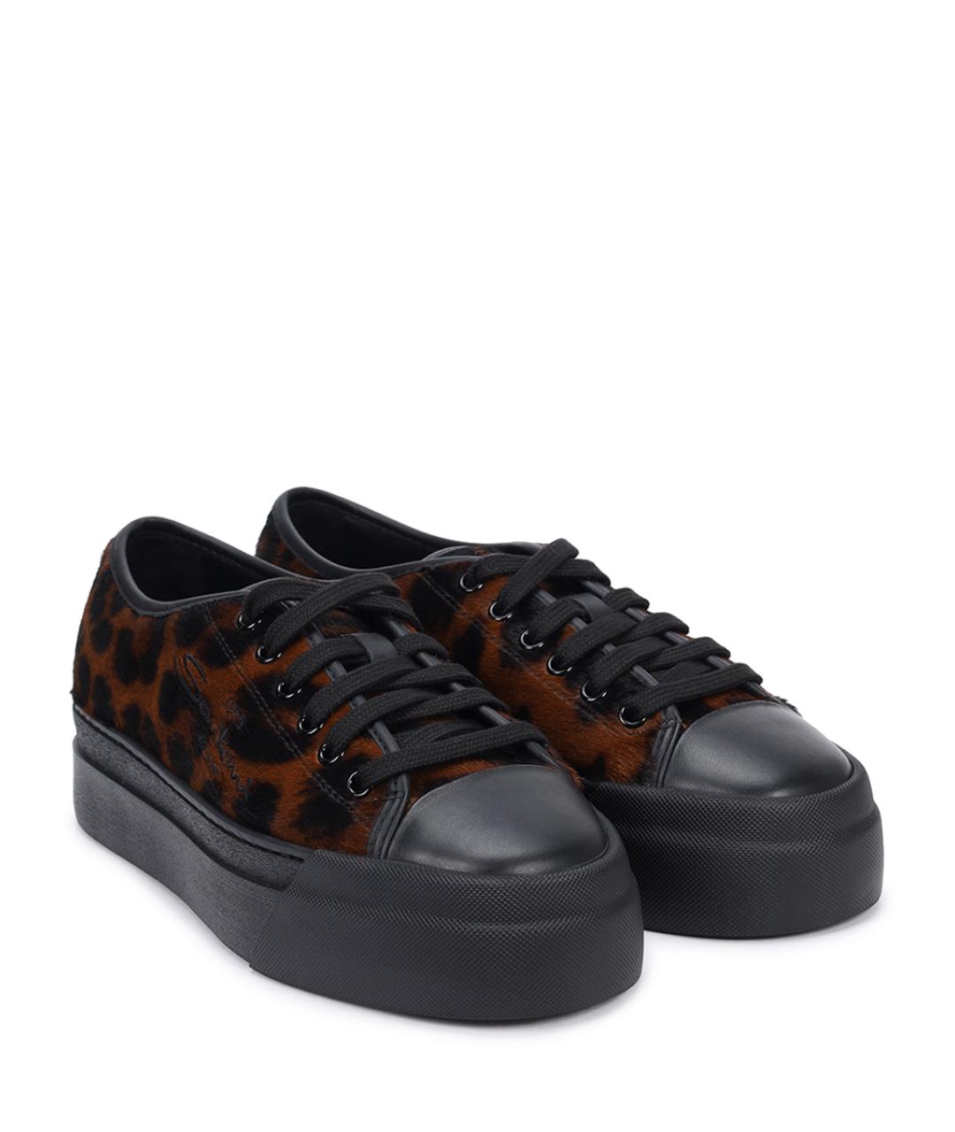 SANTONI Коричневые кеды, фото 2