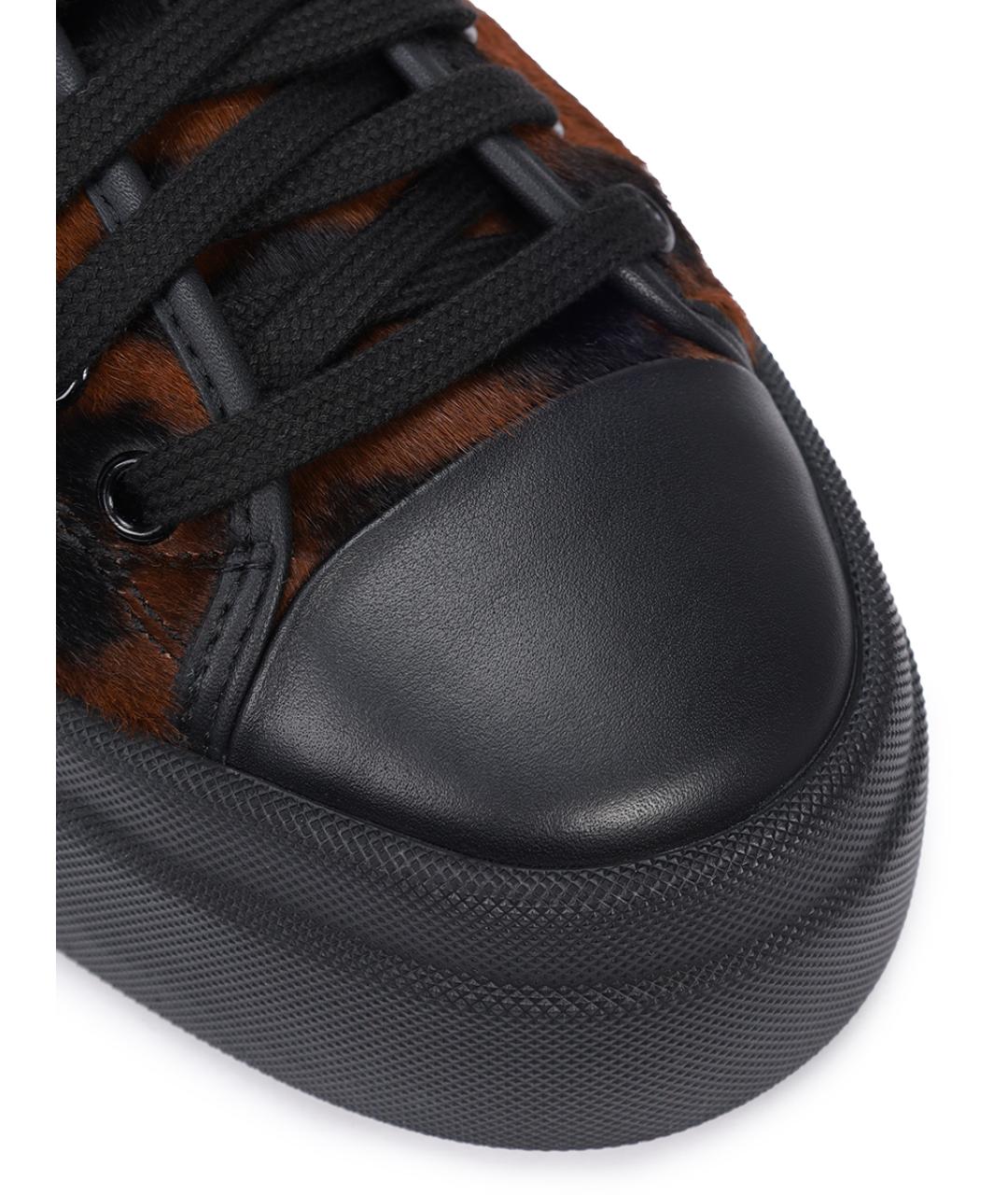 SANTONI Коричневые кеды, фото 5