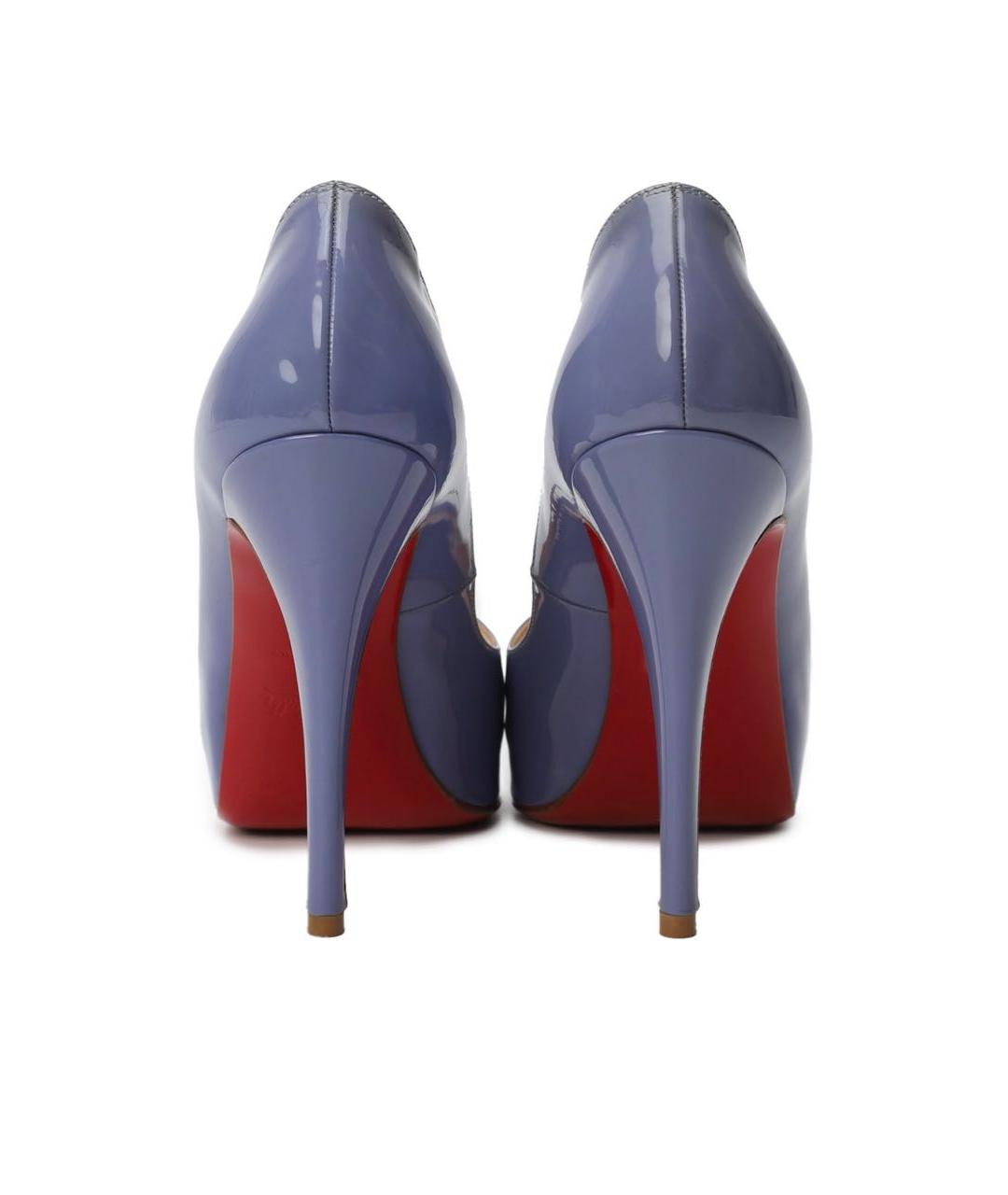 CHRISTIAN LOUBOUTIN Фиолетовые туфли из лакированной кожи, фото 4