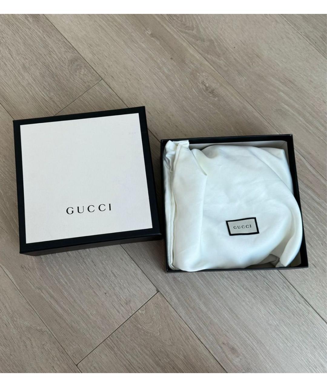GUCCI Бежевая кожаная сумка через плечо, фото 6