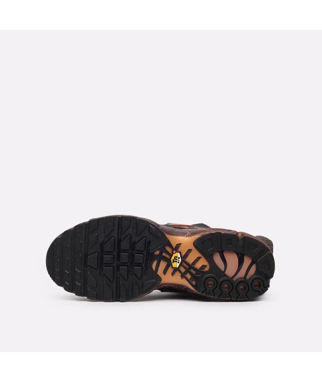 NIKE Коричневые синтетические высокие кроссовки / кеды, фото 5