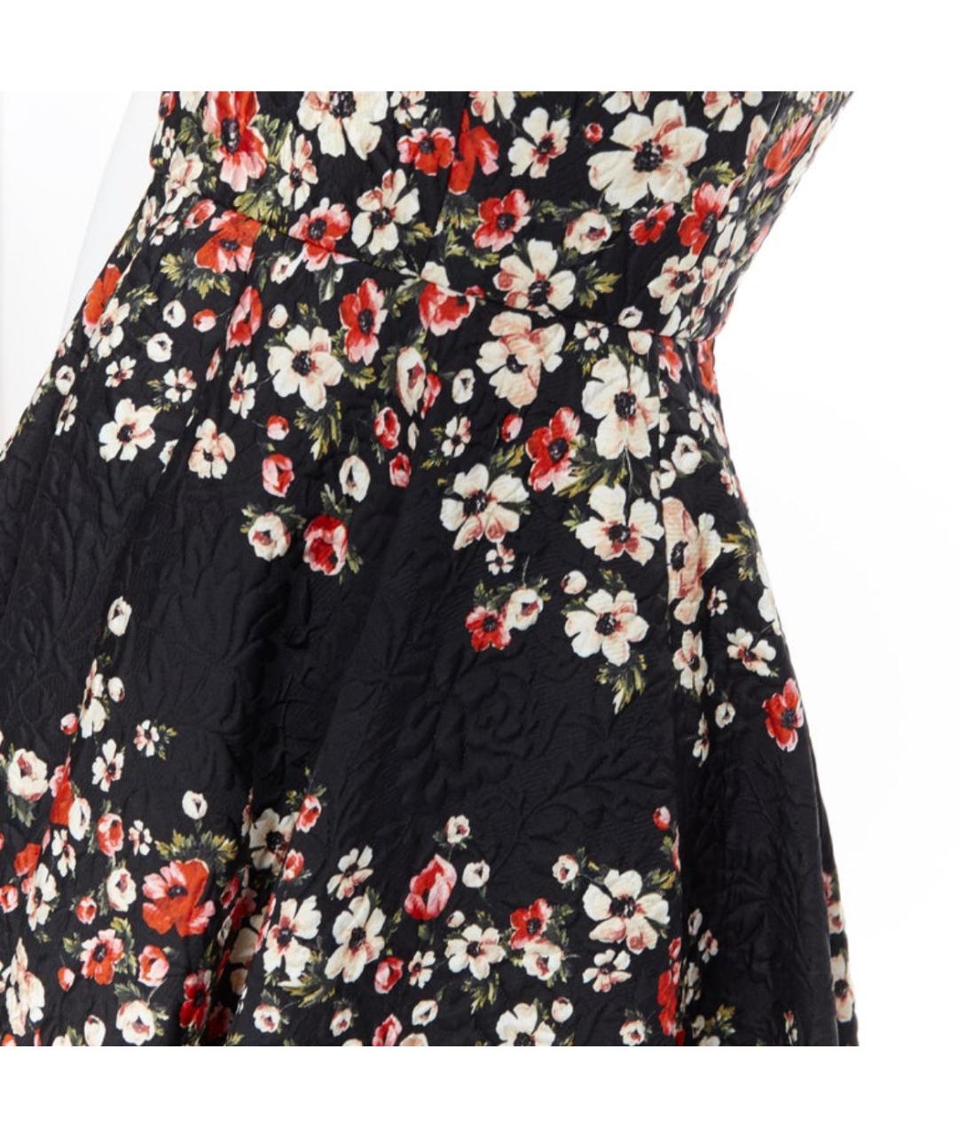 DOLCE&GABBANA Черное полиэстеровое коктейльное платье, фото 6