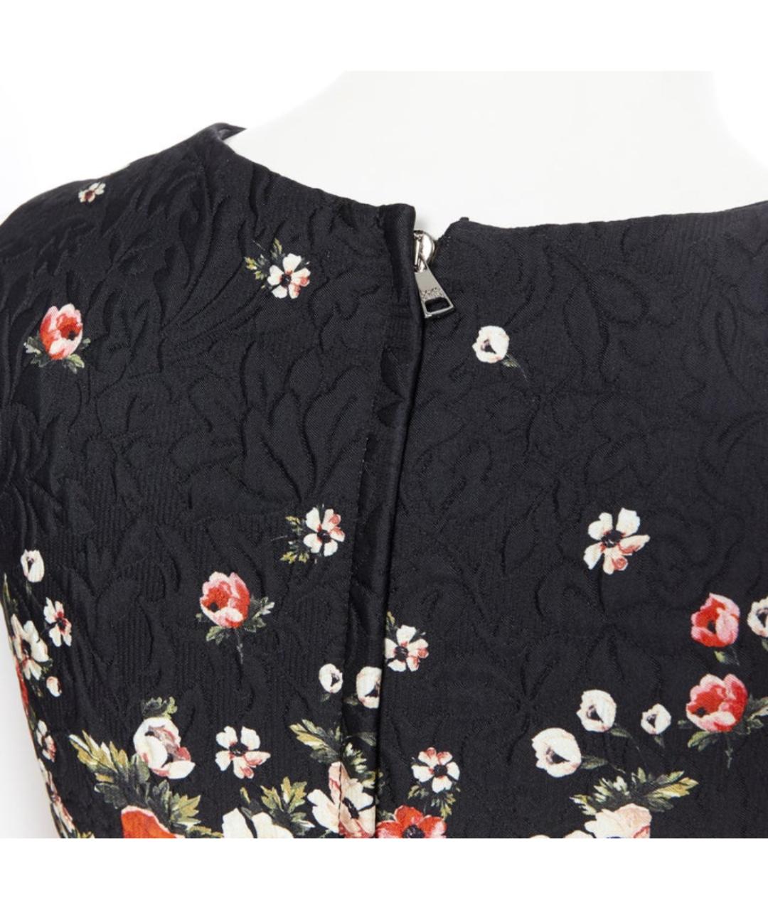 DOLCE&GABBANA Черное полиэстеровое коктейльное платье, фото 4