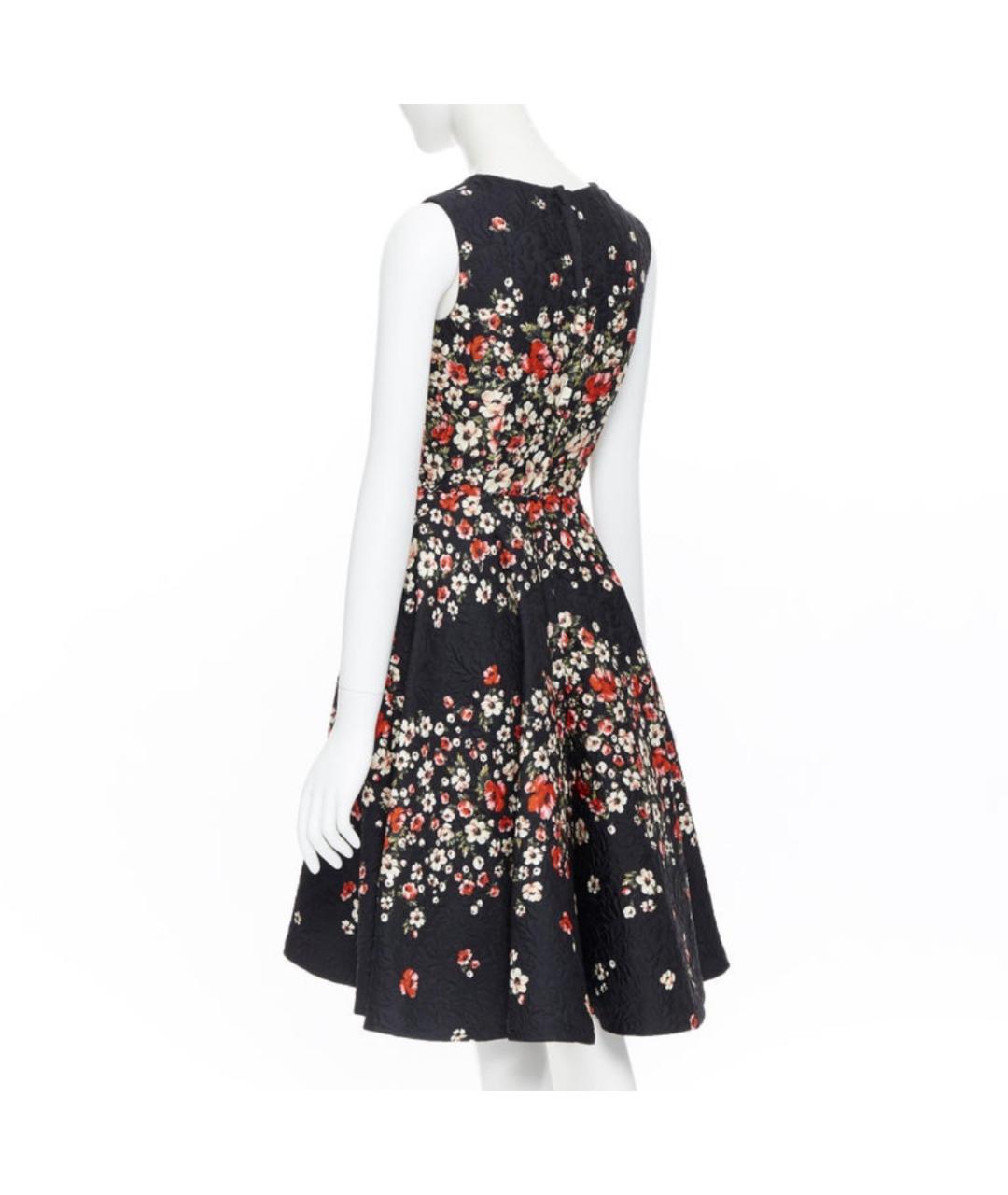 DOLCE&GABBANA Черное полиэстеровое коктейльное платье, фото 8