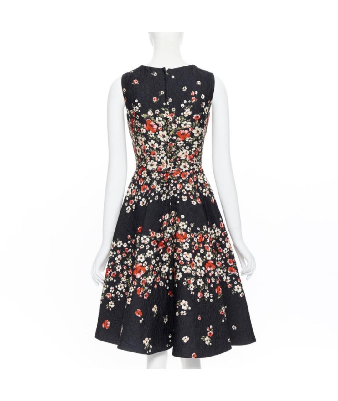 DOLCE&GABBANA Черное полиэстеровое коктейльное платье, фото 3