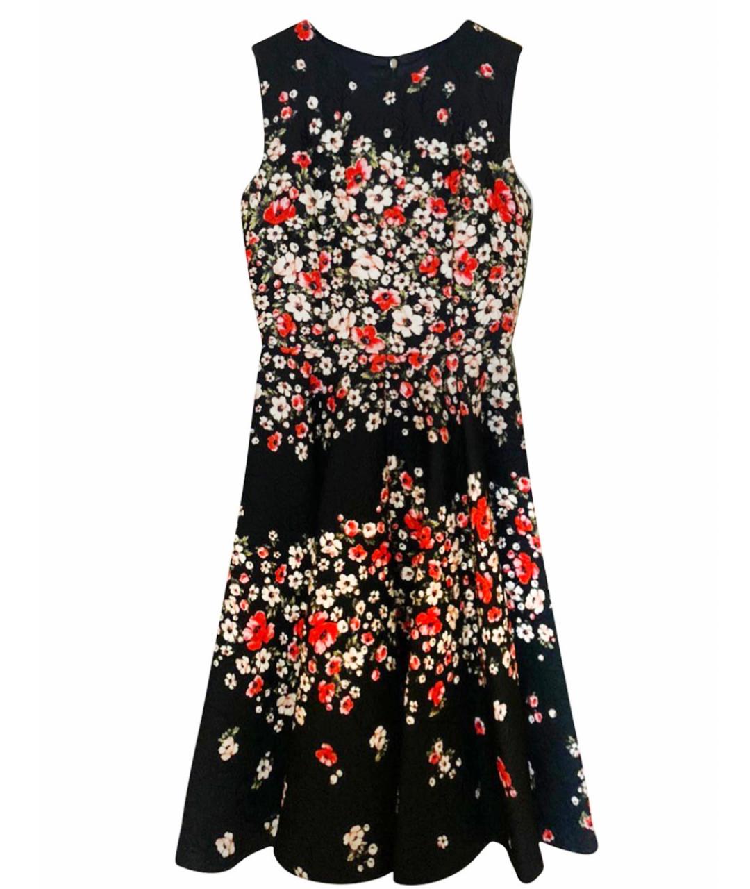 DOLCE&GABBANA Черное полиэстеровое коктейльное платье, фото 5