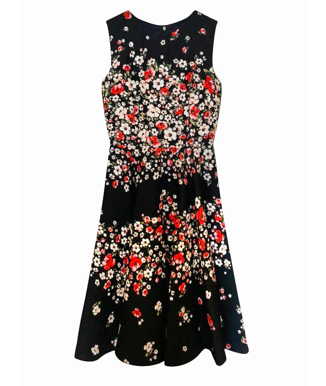 DOLCE&GABBANA Черное полиэстеровое коктейльное платье, фото 1