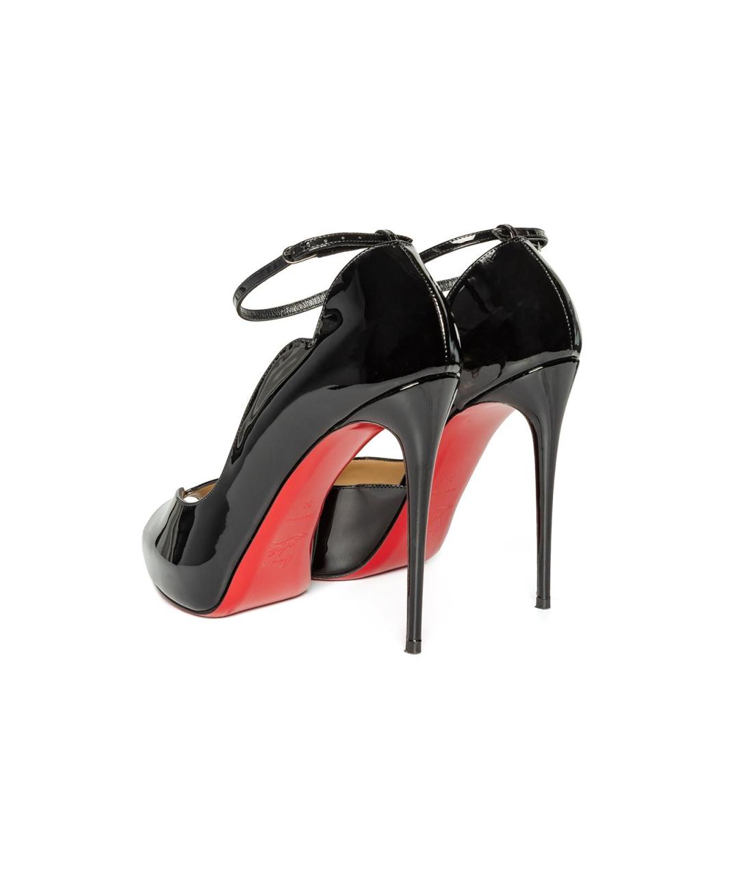 CHRISTIAN LOUBOUTIN Черные туфли из лакированной кожи, фото 5