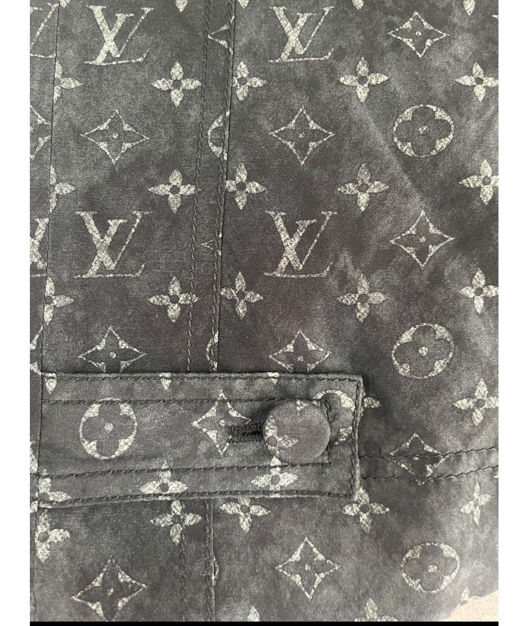 LOUIS VUITTON Серые шелковые брюки широкие, фото 3