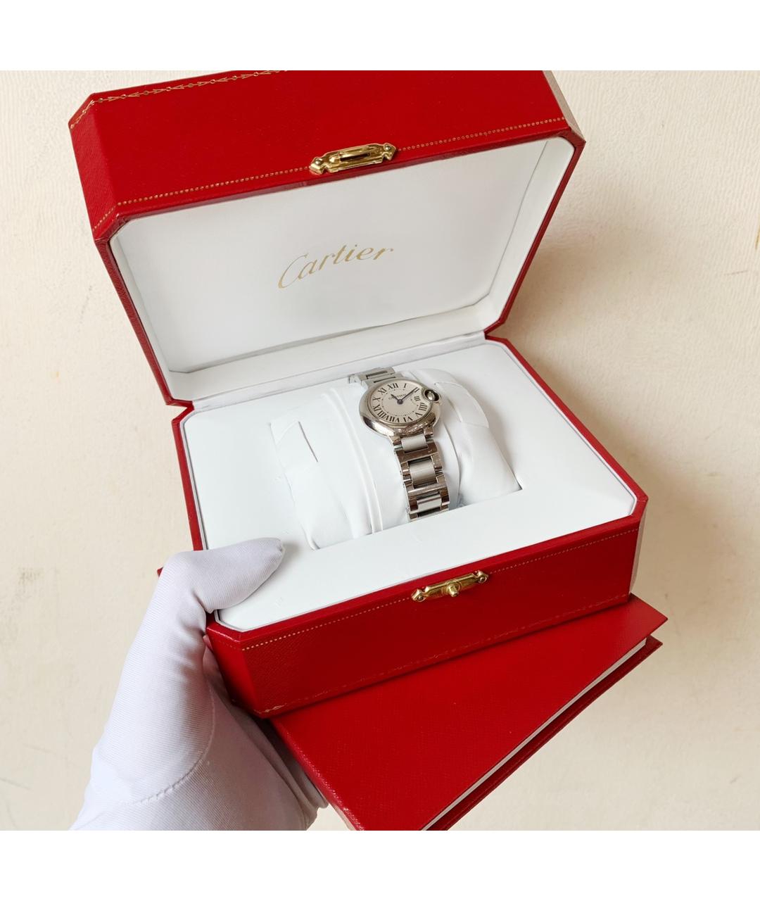 CARTIER Серебряные металлические часы, фото 2