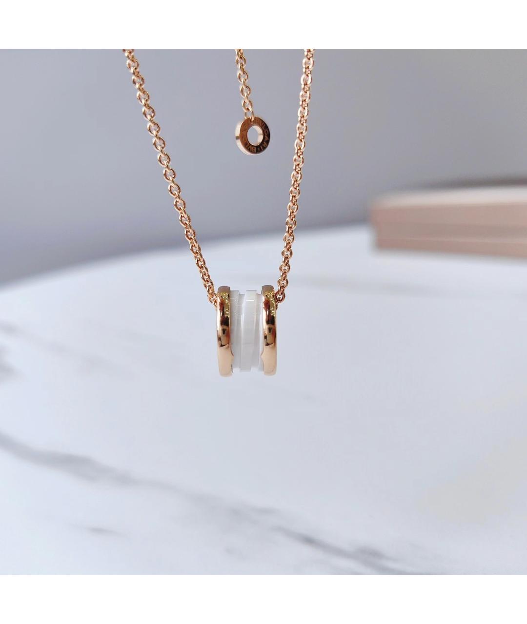 BVLGARI Золотое колье из розового золота, фото 3