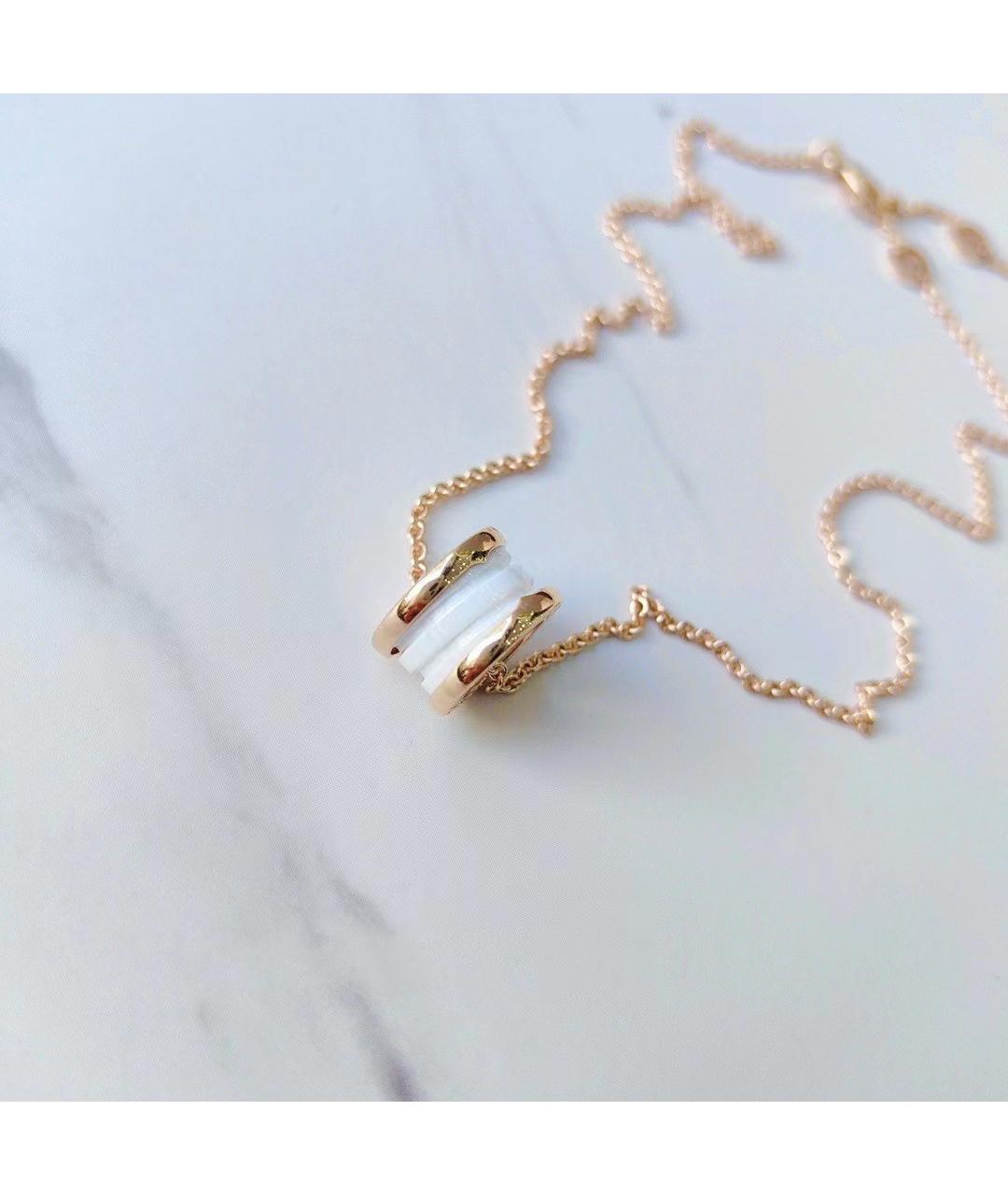 BVLGARI Золотое колье из розового золота, фото 4