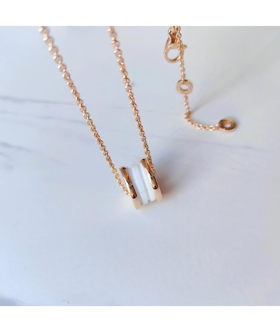 BVLGARI Золотое колье из розового золота, фото 5